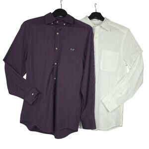 Lot Of 2 Vineyard Vines Performance Men's Classic Fit Button-Down Shirts Sz XS